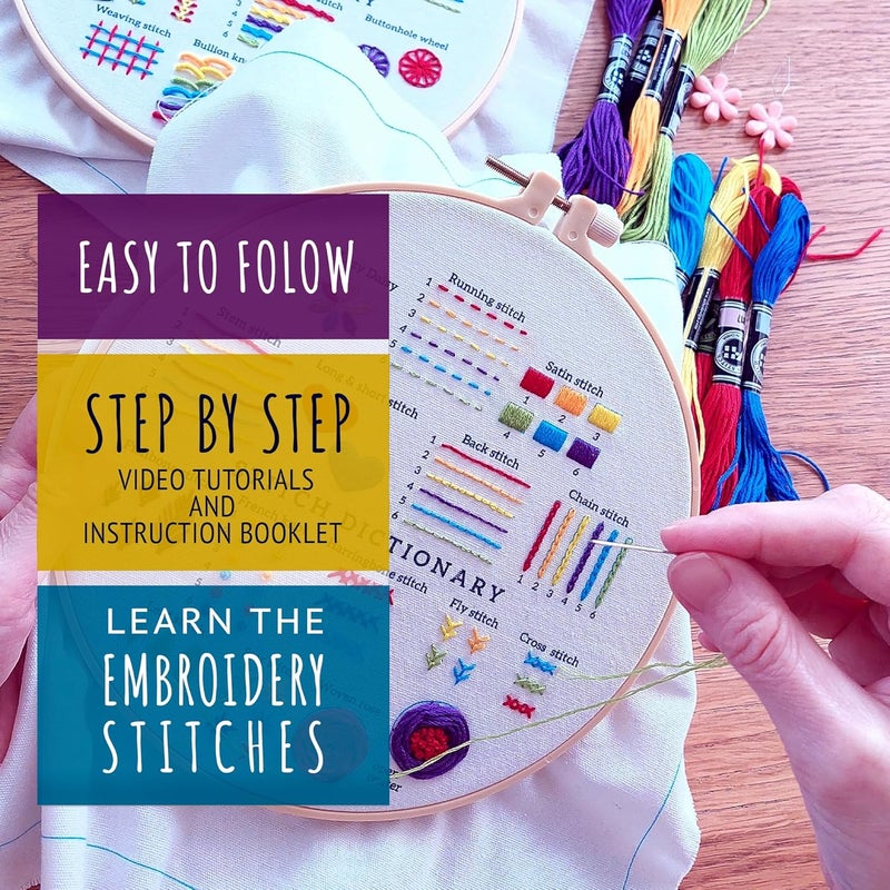 CRAFTILOO Embroidery Kit for Beginners Cross Stitch Kits for Beginners Needlepoint Kits for Adults Embroidery Kits for Adults Cross Stitch kit Elephant - Image 5